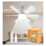 Oponl 3000K-6000K 1000 Lumens Dimmable LED Socket Fan Light