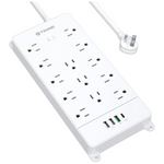 Trond Surge Protector Power Strip with 5 Ft USB Cord
