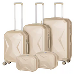 5-Piece Hikolayae Crossroad Collection Upright Luggage Set (Various)