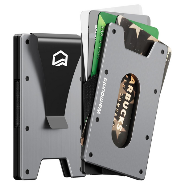 Warmounts Men's Ultralight RFID Blocking Metal Wallet