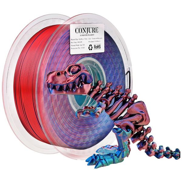 1.75mm Conjure Silk PLA 3D Printer Dual Color Filament
