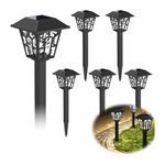6-Pack Waterproof Dusk To Dawn LED Bright Solar Lights