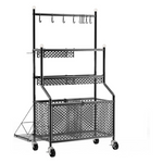 4-Layer Large Capacity Steel Ball Storage Rack (31"L x 15.5"W x 61"H)
