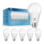6-Pack 2700K 60/80/100W Equivalent Non-Dimmable E26 LED Bulbs