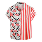 Men's Casual Tropical Short Sleeve Hawaiian Flamingo Shirts (Various)