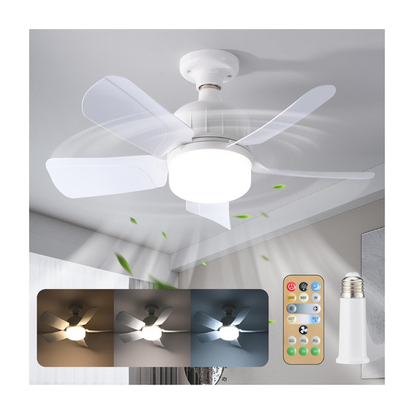 Plug In Ceiling Fan With Light