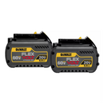 2-Pack Dewalt FLEXVOLT 20-Volt/60-Volt Lithium-Ion 6.0 Ah Battery Pack