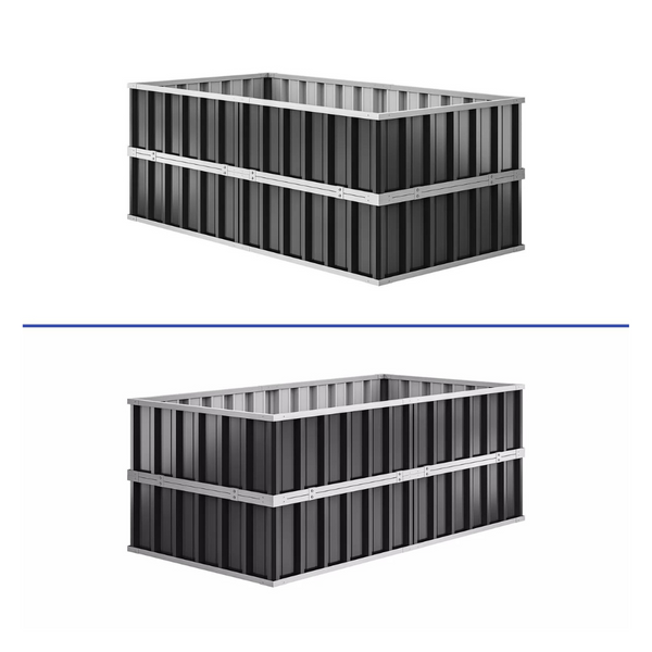 Homnia 5.7ft Raised Heavy Duty Garden Bed