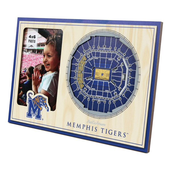 YouTheFan NCAA Memphis Tigers 3D StadiumView Picture Frame