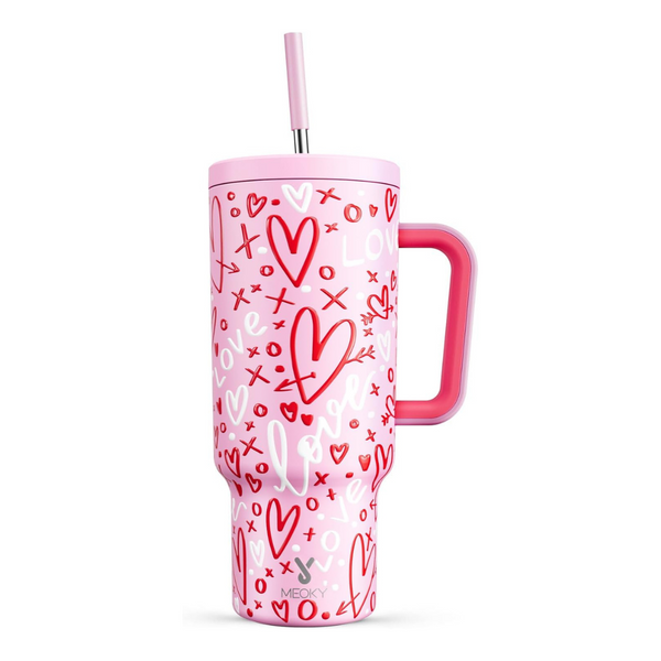 40oz Meoky Insulated Stainless Steel Tumbler With Handle