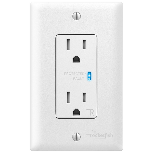 Rocketfish 2-Outlet In-Wall Surge Protector