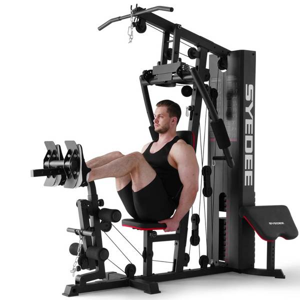 Syedee Home Gym Workout Station With 150LBS Weight Stack