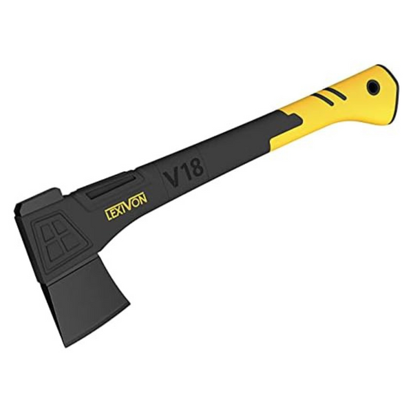 Lexivon V18 18" Lightweight Fiber-Glass Composite Handle Chopping Axe