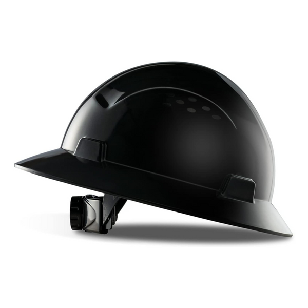 PACIFIC PPE Full Brim Hard HDPE Safety Helmet Hat