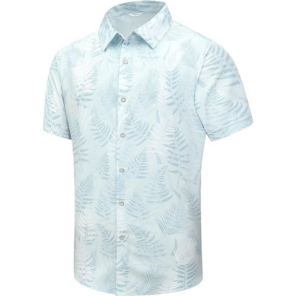 Casual Short Sleeve Button Down Hawaiian Shirt For Men