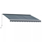 Homnia 13Ft x 8Ft Retractable Patio Awning
