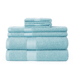The Big One 6-Piece Bath Towel, Hand Towel & Washcloth Set