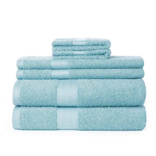 The Big One 6-Piece Bath Towel, Hand Towel & Washcloth Set