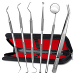 6-Pack G.Catacc Teeth Cleaning Tools Stainless Steel Set (Various)
