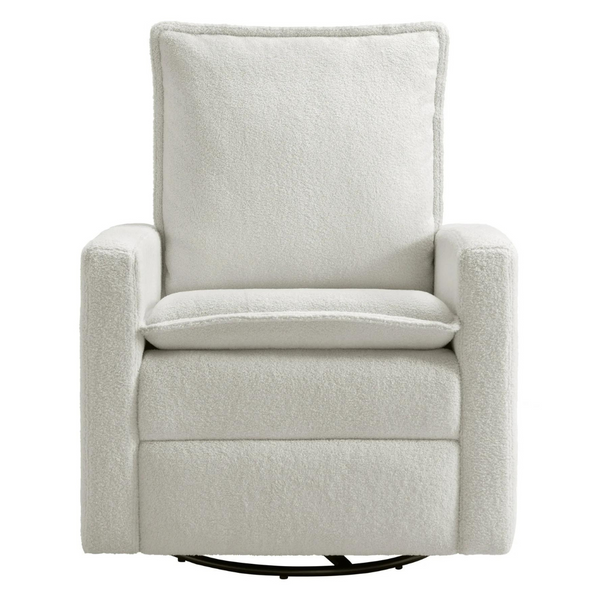 Soho Baby Coventry Glider Recliner Boucle White
