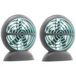 2 Pack Rechargeable Battery Small Fans