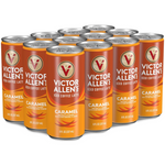 12-Pack Victor Allen's Coffee Caramel Iced Canned Latte, 8Oz Cans