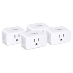 4-Pack TP-Link Tapo P115 Mini Smart Wi-Fi Socket (Energy Monitoring)