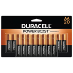 20-Count Duracell CopperTop AA Alkaline Batteries