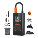 150 PSI Car Tire Inflator Portable Air Compressor Pump With LED