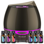 Aromatherapy Essential Oil Diffuser 300Ml With 6 Oils Blend