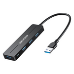 4-Port USB 3.0 Hub With L-Shape Distributed Ports For Laptop