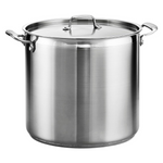 24-Qt.Stainless Steel Covered Stock Pot