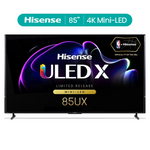 Hisense 85UX 85" 4K Ultra HDR Smart Mini-LED ULED Google TV (2023)