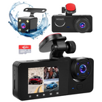 3 Channel Front And Rear Three Way Triple Car Camera