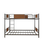 Seizeen Modern Retro Full Size Bunk Bed Frame