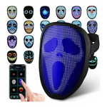 AIGLUN Smart LED Programmable Halloween Customizable Mask