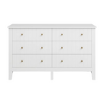 Arcel 6 Drawer Double Dresser For Bedroom (52.36"W)