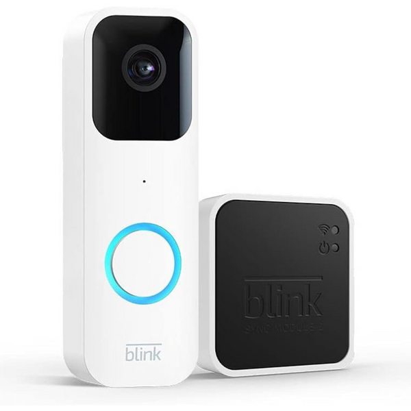 Blink Smart WiFi HD Video Doorbell + Sync Module 2