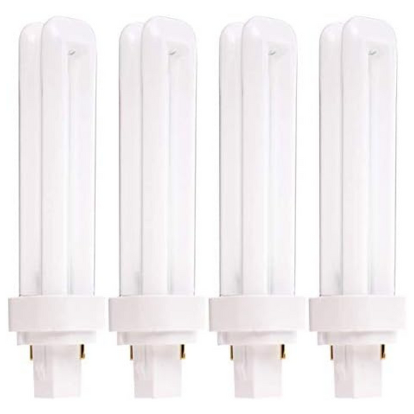 4-Pack 18-Watt Double Tube G24d-2 (2 Pin) Base