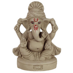 Tied Ribbons 8" Eco Friendly Ganesha Statues