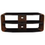 Twin Star Home TV Stand For TVs Up To 60" With Black Glas