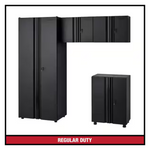 Husky 4-Piece Regular Duty Welded Steel Garage Storage System