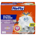 80-Count 13-Gal Hefty Ultra Strong Tall Kitchen Trash Bags + $0.80 Amazon Credit