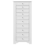Home Decorators Collection Bradstone White Jewelry Armoire
