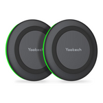 2-Pack Yootech Qi-Certified 10W Max Wireless Charger