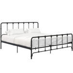 Mainstays Farmhouse Metal King Size Bed Frame