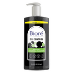 Biore Deep Pore Charcoal Daily Facial Cleanser For Oily Skin, 11.45 Fl Oz