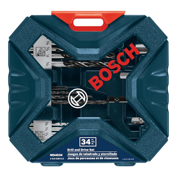 34-Piece Bosch MS4034 Drilling And Driving Bit Set