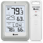 Indoor Outdoor Hygrometer Wireless Weather Station Thermometer (4 Colors)