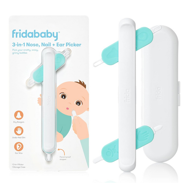 FridaBaby 3-in-1 Nose, Nail And Ear Picker Cleaner w/ Case